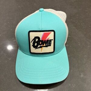 American Needle Turquoise and White Trucker Hat